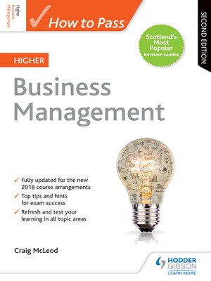 cover image of How to Pass Higher Business Management